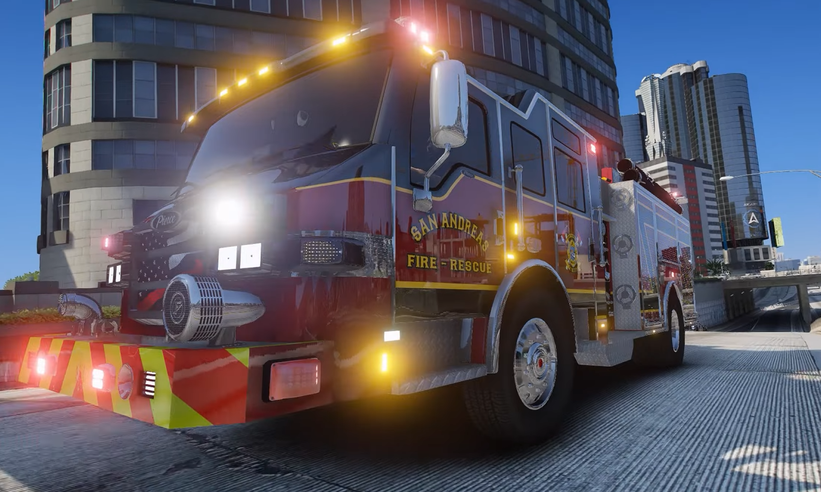 San Andreas Fire Rescue - Response Video - Wildfire Roleply 